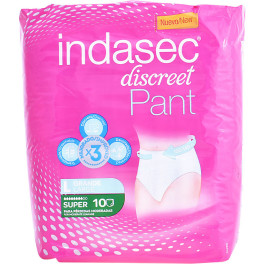 Indasec Pant Super Talla Grande 10 U Mujer