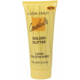 Alyssa Ashley Coco Vanilla Golden Glitter Lotion 100 Ml Unisex