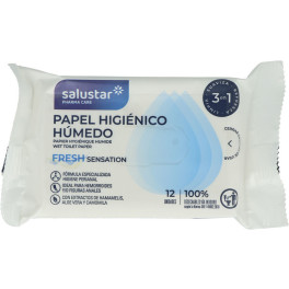 Salustar Higiene Anal Hemorróidas E Fissuras 100% Natural 12 U Unissex