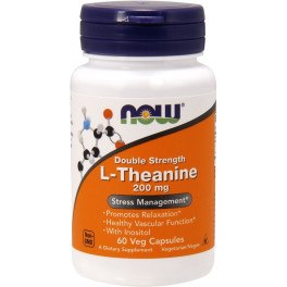 Now L-theanine 200 Mg With Inositl 60 Vcaps