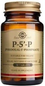 Solgar P-5-P Piridoxal-Fosfato 50 mg 50 compr Solgar P-5-P Piridoxal-Fosfato 50 mg 50 compr