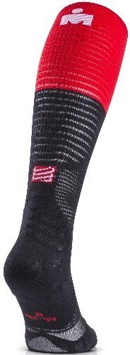 Compressport Medias de Compresion-Full Socks UltraLight Racing - Ironman 2017 Rojo/Negro Compressport Medias de Compresion-Full Socks UltraLight Racing - Ironman 2017 Rojo/Negro