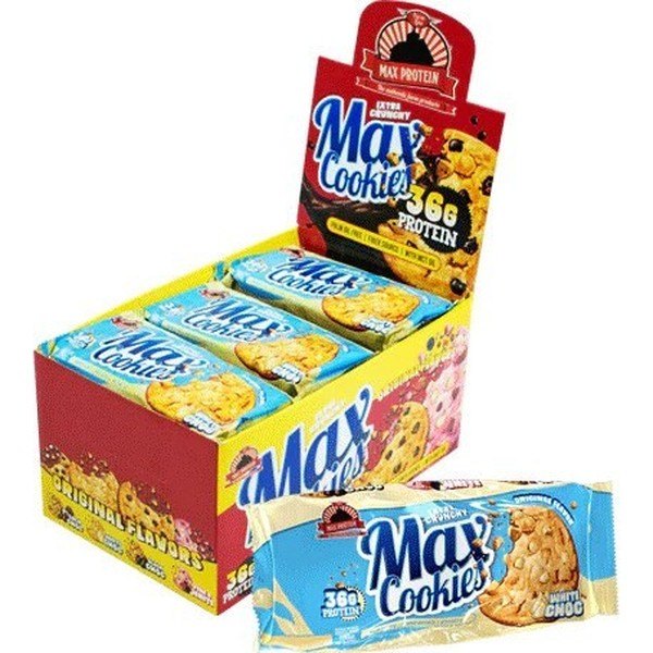 Max Protein Max Cookies Biscotti Proteici 12 buste x 100 gr