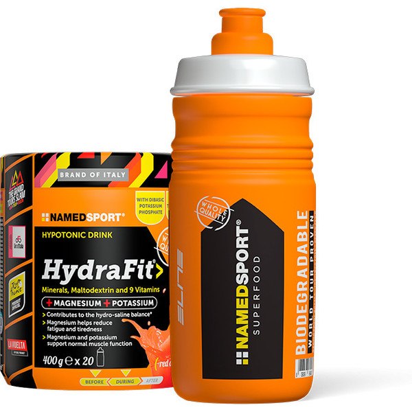 Namedsport Hydrafit 400g + Sportbottle Hydra2pro 2020  - 400gr