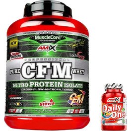 GESCHENKPAKET Amix MuscleCore CFM Nitro Protein Isolate 2 kg + Daily One 30 Kapseln