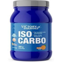 Victory Iso Carbo Orange Flavor 900 Gr - Verzögert Müdigkeit und verbessert die Leistung - Bietet mehr Energie als ein isotonisches Getränk