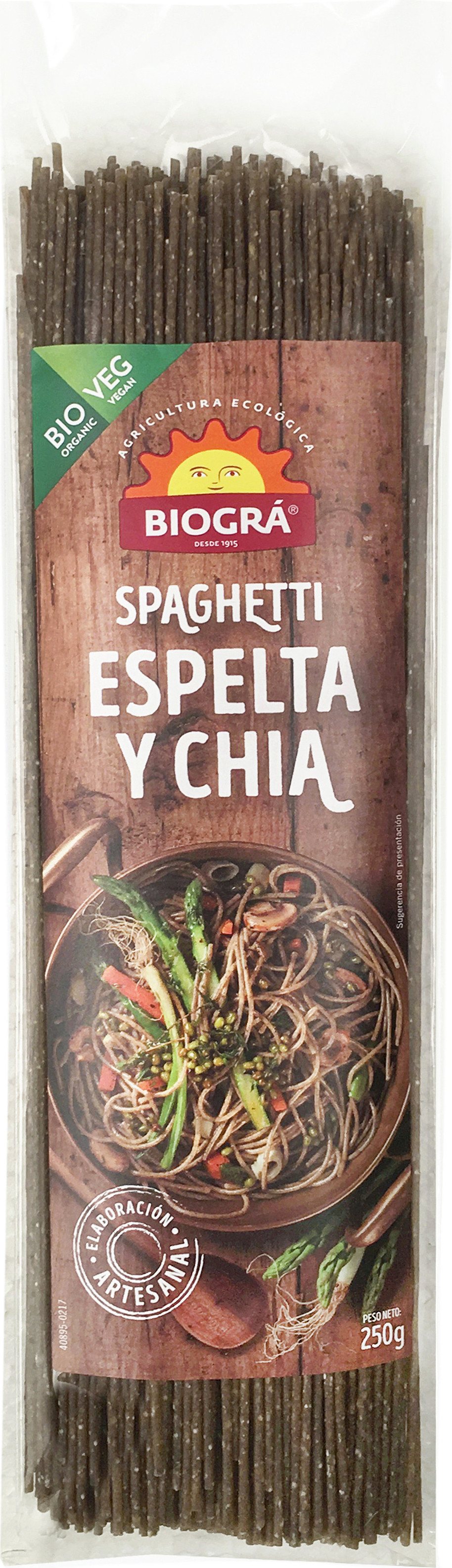 Biográ Spaguetti De Espelta Con Chia Biogra Bio Biográ Spaguetti De Espelta Con Chia Biogra Bio
