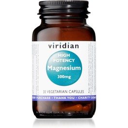 Viridian Magnesio De Alta Potencia 300 Mg 30 Vcaps