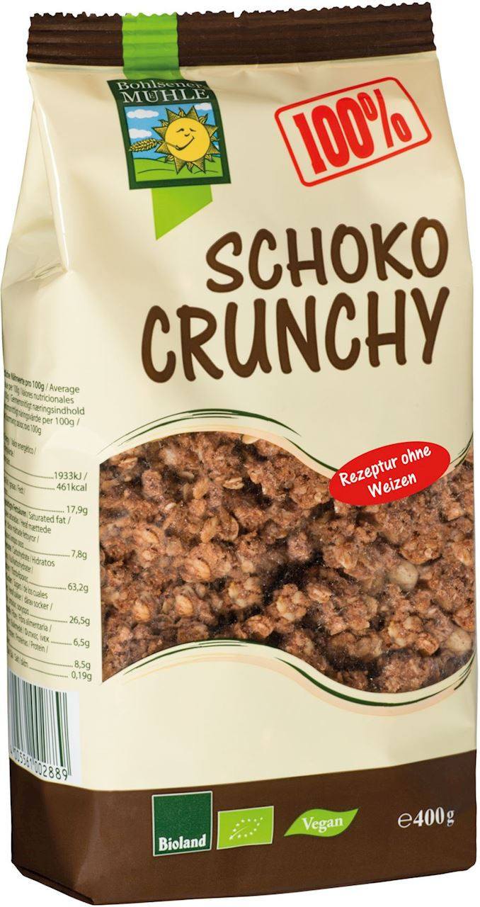 Bohlsener Muehle Cereal Crujiente Chocolate Negro Bio 400 Gr Bohlsener Muehle Cereal Crujiente Chocolate Negro Bio 400 Gr