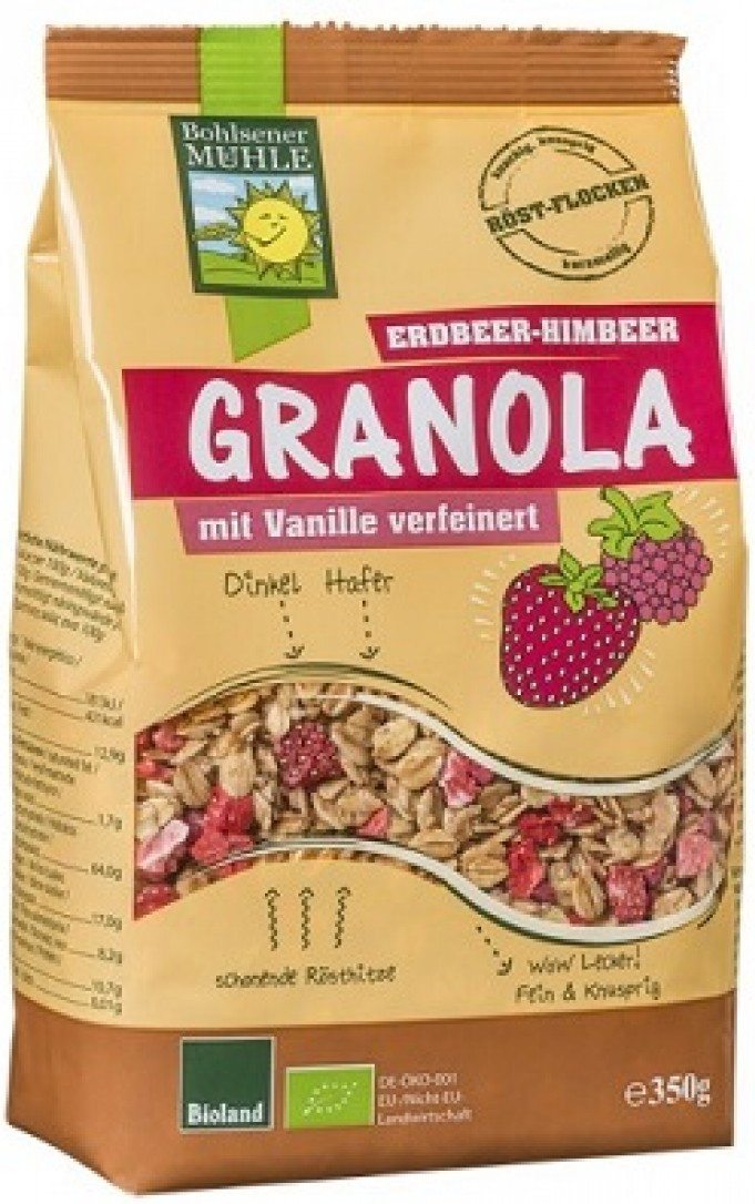 Bohlsener Muehle Granola Fresa Y Frambuesa Bio 350 Gr Bohlsener Muehle Granola Fresa Y Frambuesa Bio 350 Gr