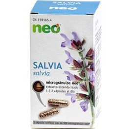 Neo - Extracto Seco de Hojas de Salvia 200 mg - 45 Comprimidos - Reduce Síntomas de la Menopausia - Regulador Hormonal