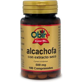 Obire Alcachofa 500 Mg Ext Seco 100 Comp