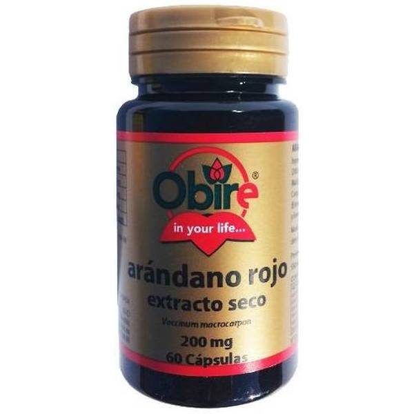 Obire Arandano Rojo 5000 Mg Extracto Seco 200 M 60 Caps