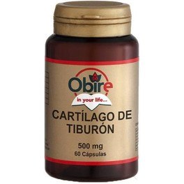 Obire Cartilago De Tiburon 500 Mg 60 Caps
