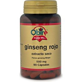 Obire Ginseng Rojo Ext Seco 500 Mg 90 Caps