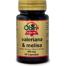 Obire Valeriana + Melisa 400 Mg 60 Caps