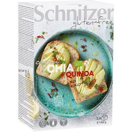 Schnitzer Pan Molde Chia Quinoa S/g Schnitzer 500 G