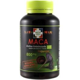 Amazon Green Red and Black Maca andina 100 Vcap
