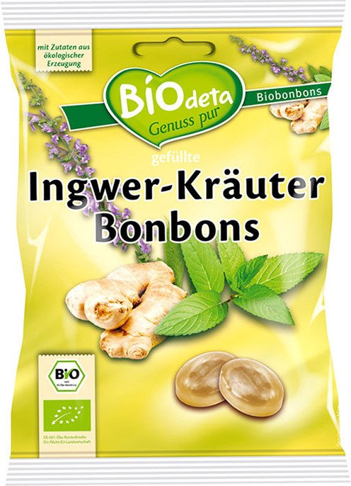 Biocop Caramelos R.jengibre Hierbas Biodeta 75g Biocop Caramelos R.jengibre Hierbas Biodeta 75g