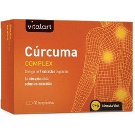 Vitalart Cúrcuma Complex 30 Comprimidos Músculos y Articulaciones
