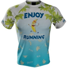 Numbi Sport Camiseta Running Y Trail Running Enjoy Running  - Manga Corta Hombre Unisex - 90 Grs.