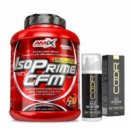 GIFT Pack Amix IsoPrime CFM Isolate Protein 2 Kg + Coor Smart Nutrition by Amix Ultra Fat Burner Cream 150 Ml