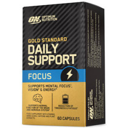 Optimale Ernährung auf Gold Standard Daily Support Focus 60 Kapseln
