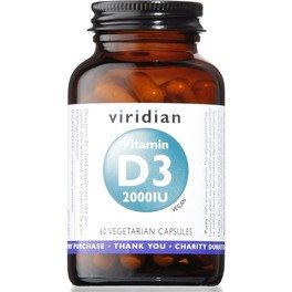 Viridian Vitamin D3 Vegana 2000 Iu 60 Vcaps