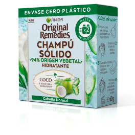 Garnier Original Remedies Champú Sólido Hidratante De Coco 60 Gr Unisex