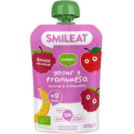 Smileat Pouch Iogurte E Framboesa 100 G Eco