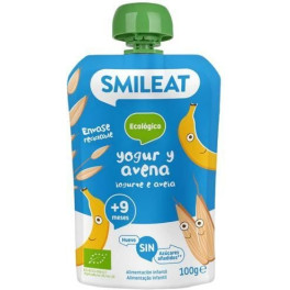 Smileat Pouch Yogur Y Avena 100 G Eco