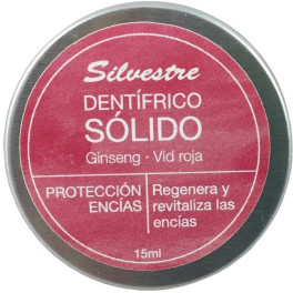 Silvestre Dentifrico Solido Encias Vid/ginseng 15ml Roj