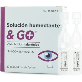 Pharma&go Solucion Humectante & Go 20uds 0,4ml