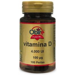 Obire Vitamina D3 100 Mcg 4000ui 100 Perlas