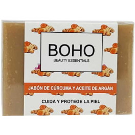 Boho Beauty Jabon Curcuma Y Aceite De Argan 100 Gr Boho Biover