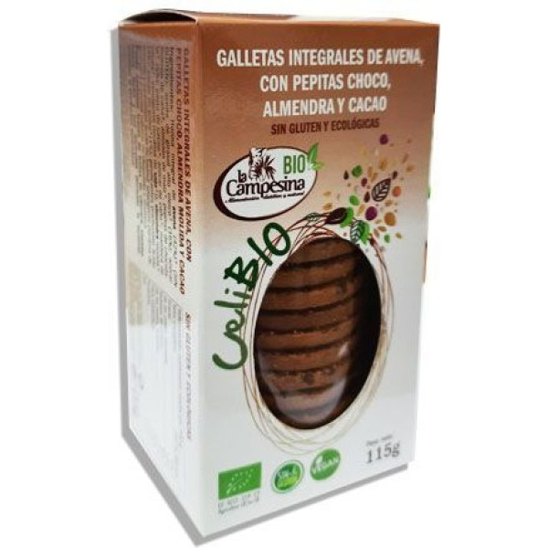 Campesina Celibio (Marron) Sin Gluten Eco Avena Con Chocolat