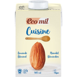 Ecomil Nata Para Cocinar Ecológica De Almendra 500 Ml