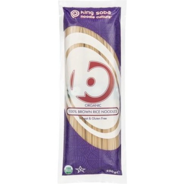 King Soba Noodels Pho De Arroz Integral Bio 250 G