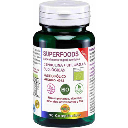 Robis Superfoods Espirulina+chlorella Bio 90 Comp