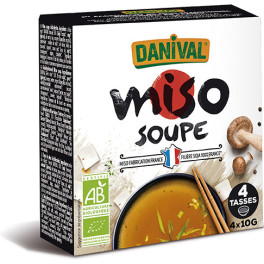 Danival Sopa De Miso Bio 4 X 10 G