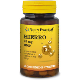 Nature Essential Hierro 25 Mg 50 Comp