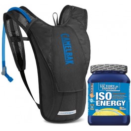 Pack Camelbak Hydrobak Negro-Azul Edicion Limitada + Victory Endurance Iso Energy 900 gr Pack Camelbak Hydrobak Negro-Azul Edicion Limitada + Victory Endurance Iso Energy 900 gr
