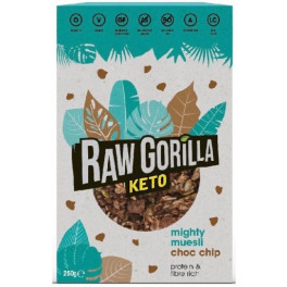 Raw Gorilla Muesli Keto Ecológico Con Choco Chips 250 Gr