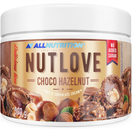 All Nutrition Chocolade Hazelnoot Crème Nutlove Choco Hazelnoot 500 Gr