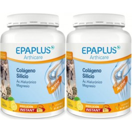 Pack Epaplus Collagen Silicon + Ac Hyaluronic + Magnesium 2 latas x 326 gr