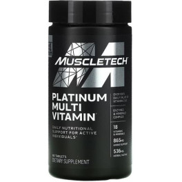 Muscletech Platinum Multi Vitamina 90 Cápsulas