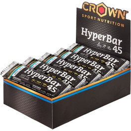 Crown Sport Nutrition Hyperbar 45 / 10 Barritas x 60 Gr Barrita de Gominola Doble con 45g CHO en Relación 1:0,8 + Extra Sodio