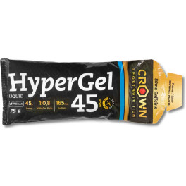 Crown Sport Nutrition HyperGel 45 / 1 x 75 g Energy Gel with 45 g CHO in a 1:0.8 Ratio + Extra Sodium