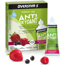Gel Antioxidante Líquido Overstims 10 Géis X 30 Gr