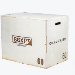 Boxpt Cajón Pliometrico En Madera  50/60/75cm Marrón